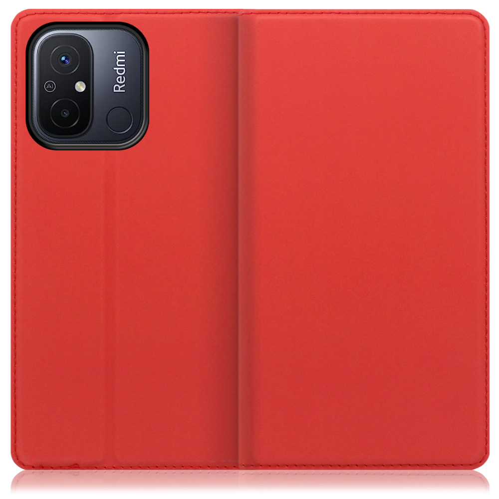 [ LOOF SKIN SLIM ] Xiaomi Redmi 12C Redmi12C スマホケース ケース カバー 手帳型ケース カード収納 マグネット付き ベルトなし [ Xiaomi Redmi 12C ]