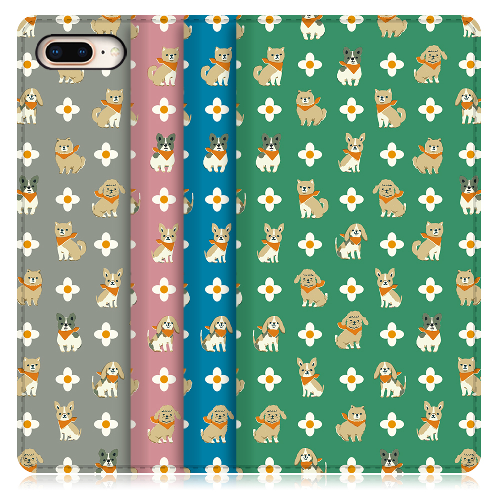 LOOF ANLOOF iPhone 7 Plus / 8 Plus 用 高品質 手帳型ケース カード収納付き ベルトなし [-Good Fellows-]