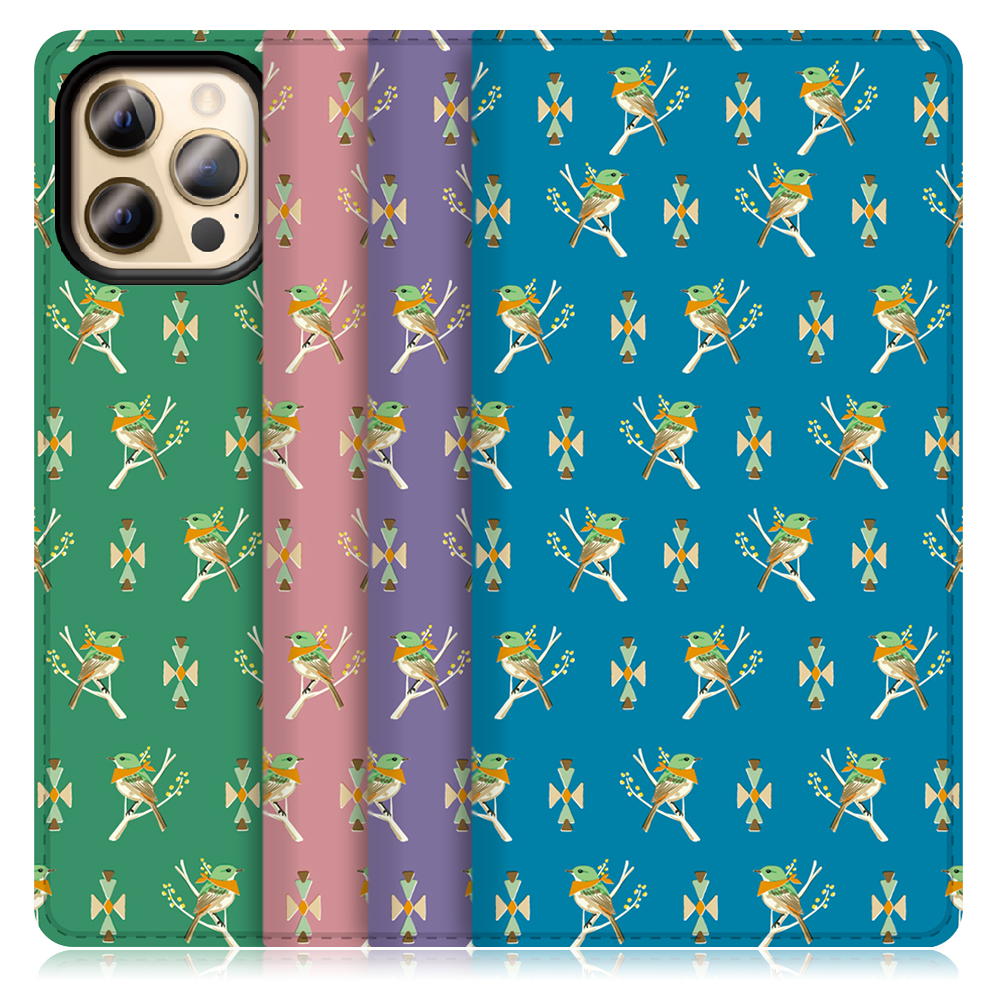 LOOF ANLOOF iPhone 12 Pro Max 用 高品質 手帳型ケース カード収納付き ベルトなし [-Young Bird-]