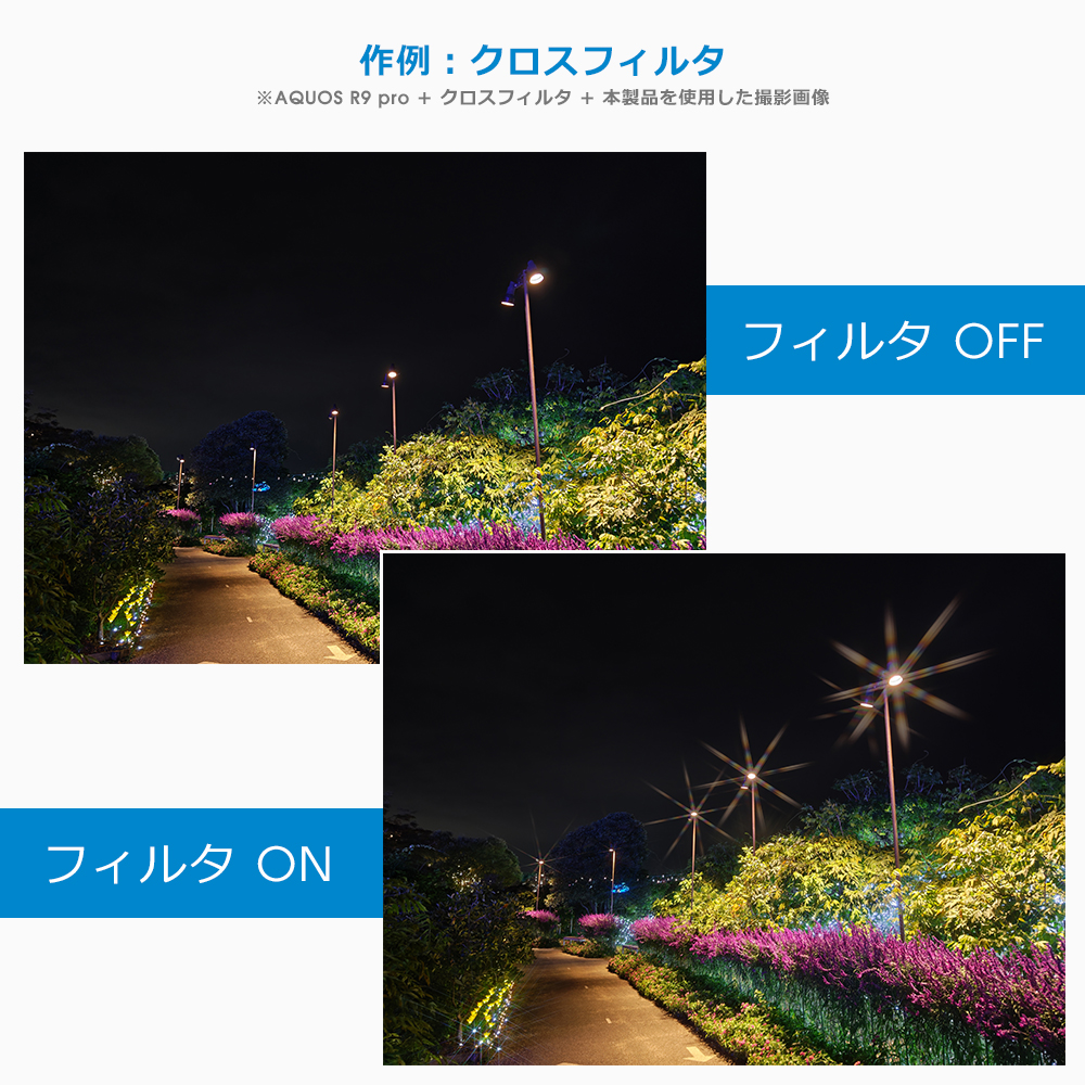 LOOF AQUOS R9 pro ケース カバー マグネット式 レンズ フィルター アタッチメント アタッチメント付き 62mm径  [ AQUOS R9 pro ]