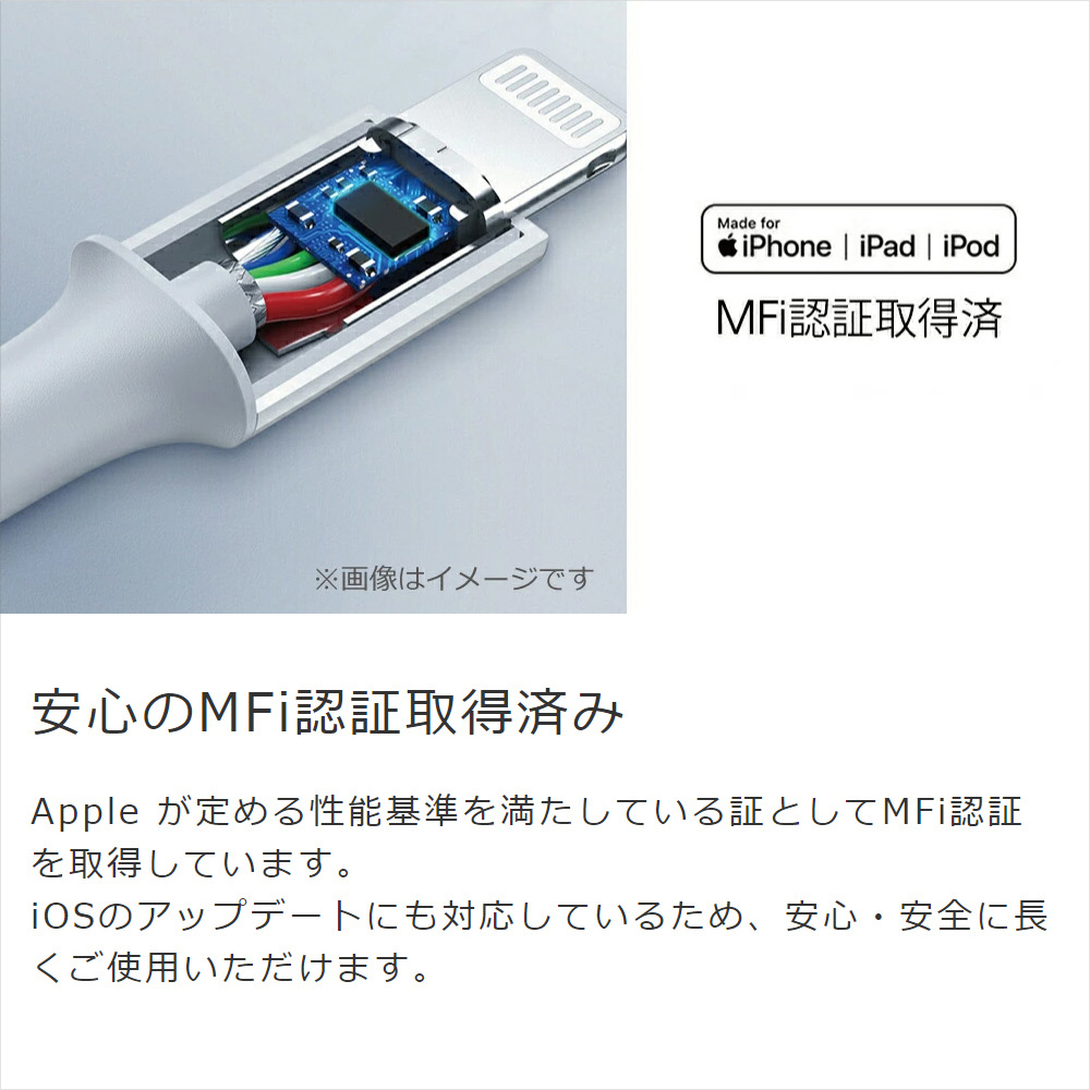 LOOF 100cm USB-Type-C to Lightning (Apple端末用) 充電ケーブル PD急速充電対応 MFi認証 iPhone iPad ナイロン 丈夫 頑丈 長持ち