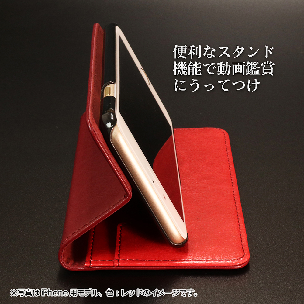 LOOF Royale Xiaomi Mi Note 10 / Mi Note 10 Pro / M1910F4G / M1910F4S [ワインレッド] 手帳型 ケース カバー スマホケース 財布型 ブック型 大容量 カード収納 スタンド ベルトなし スマホカバー 本革 高品質 パス入れ カード入れ ストラップ ホール