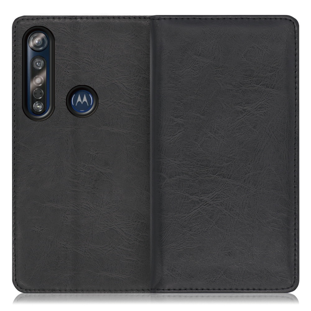 LOOF Royale motorola moto g8 plus [ブラック] 手帳型 ケース カバー スマホケース 財布型 ブック型 大容量 カード収納 スタンド ベルトなし スマホカバー 本革 高品質 パス入れ カード入れ ストラップ ホール