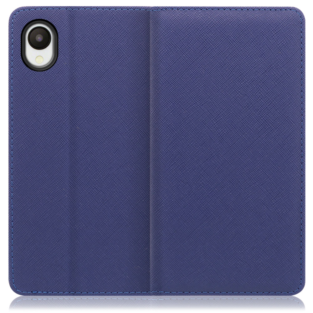 LOOF CASUAL Series Galaxy A23 5G SC-56C / SCG18 ギャラクシー 用 [ネイビー] シンプル 手帳型ケース カード収納 幅広ポケット ベルトなし