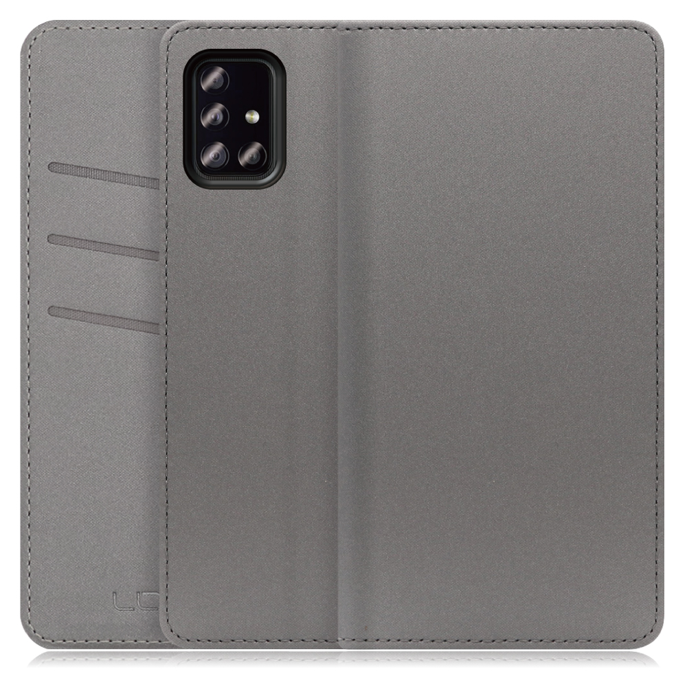 LOOF SKIN Series Galaxy A51 5G / SC-54A / SCG07 ギャラクシー 用  [グレー] ケース カバー 手帳型ケース スマホケース ブック型 手帳型カバー カードポケット カード収納