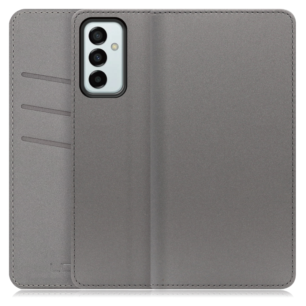 LOOF SKIN Series Galaxy M23 5G ギャラクシー 用  [グレー] ケース カバー 手帳型ケース スマホケース ブック型 手帳型カバー カードポケット カード収納