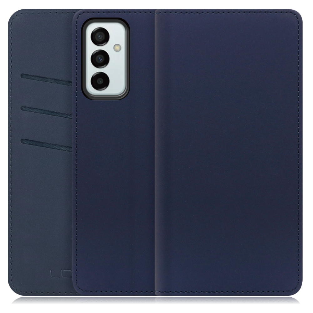 LOOF SKIN Series Galaxy M23 5G ギャラクシー 用 [ネイビー] ケース カバー 手帳型ケース スマホケース ブック型 手帳型カバー カードポケット カード収納