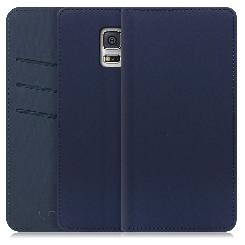 LOOF SKIN Series Galaxy S5 / SC-04F ギャラクシー 用 [ネイビー] ケース カバー 手帳型ケース スマホケース ブック型 手帳型カバー カードポケット カード収納