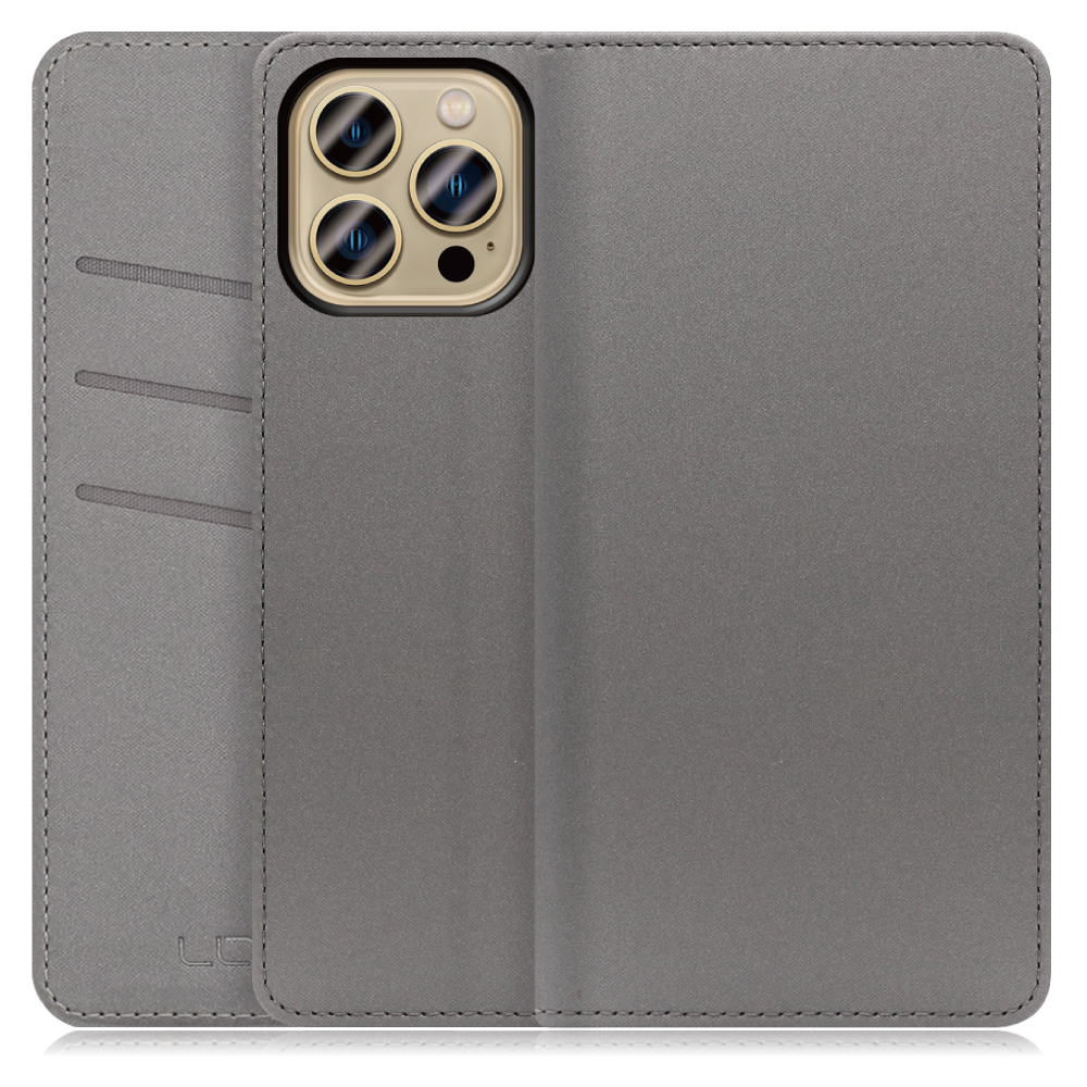 LOOF SKIN Series iPhone 13 Pro Max アイフォン 13 プロ マックス 用  [グレー] ケース カバー 手帳型ケース スマホケース ブック型 手帳型カバー カードポケット カード収納