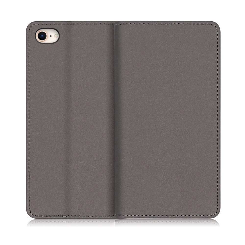 Looco Official Shop Loof Skin Iphone 7 8 グレー ケース カバー 手帳型ケース スマホケース ブック型 手帳型カバー カードポケット カード収納