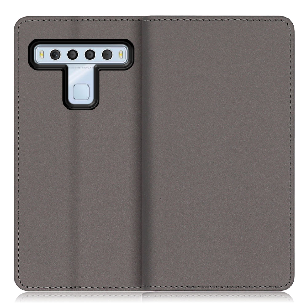 LOOF SKIN TCL 10 Lite  [グレー] ケース カバー 手帳型ケース スマホケース ブック型 手帳型カバー カードポケット カード収納