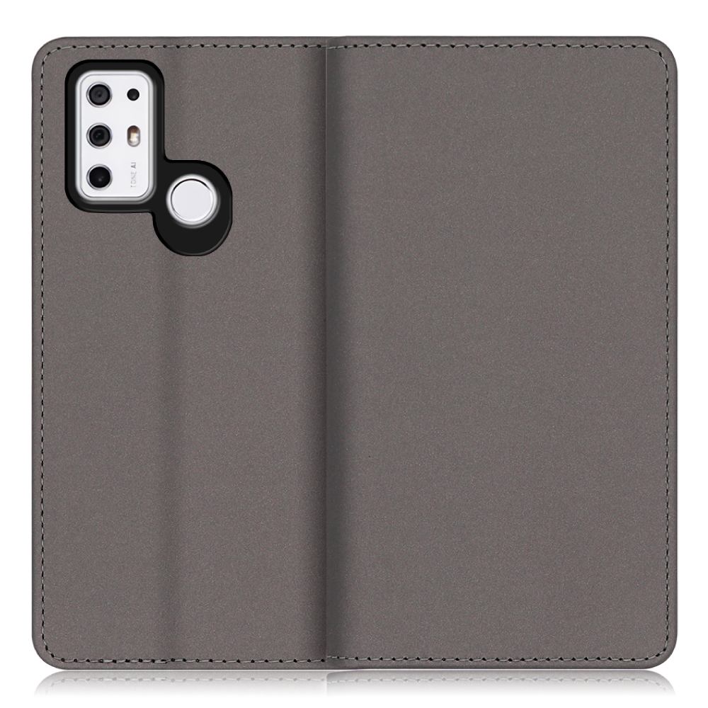 LOOF SKIN TONE e21  [グレー] ケース カバー 手帳型ケース スマホケース ブック型 手帳型カバー カードポケット カード収納