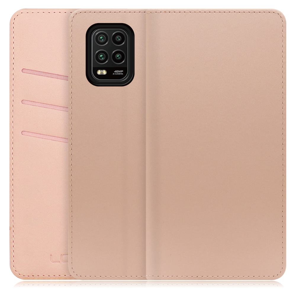 LOOF SKIN Series Xiaomi Mi 10 Lite 5G 用 [シャンパンローズ] ケース カバー 手帳型ケース スマホケース ブック型 手帳型カバー カードポケット カード収納