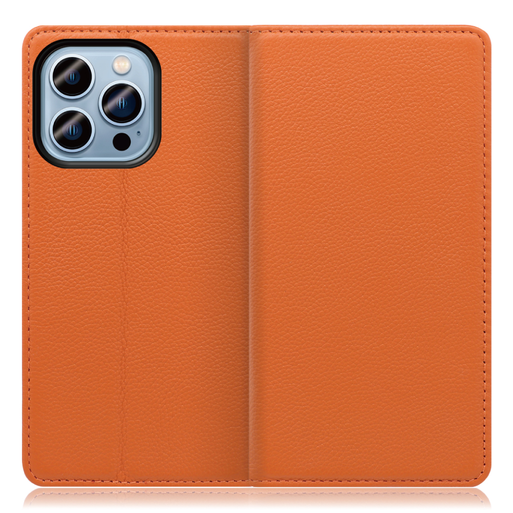 最大64%OFFクーポン iPhone14pro ケース 手帳型 オレンジ スマホカバー カード収納付き