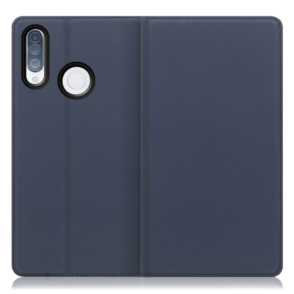 LOOF Skin slim TONE e20 用 [ネイビー] 薄い 軽量 手帳型ケース カード収納 幅広ポケット ベルトなし