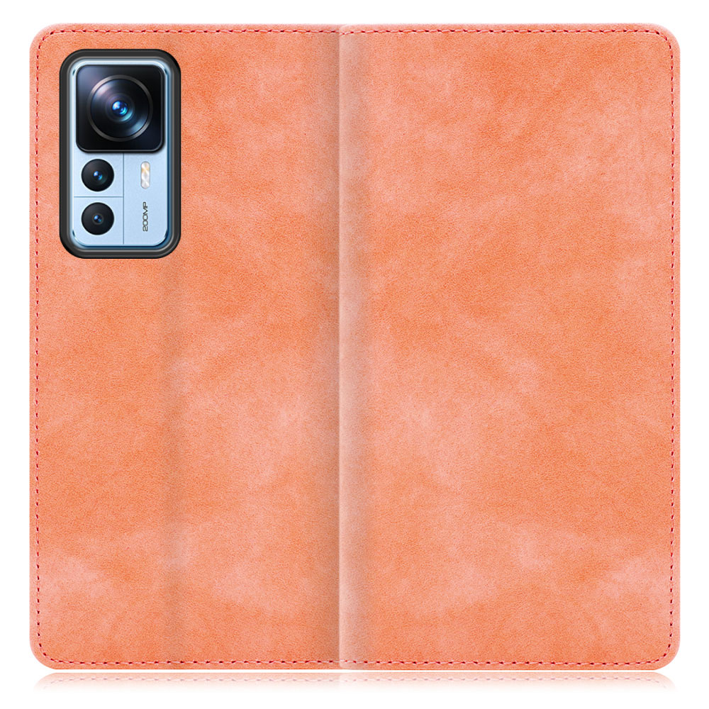 LOOF VINTAGE Series Xiaomi 12T Pro シャオミー 用  [ミント]  [ピンク] ヴィンテージカラー シンプル 手帳型ケース カード収納 幅広ポケット ベルトなし