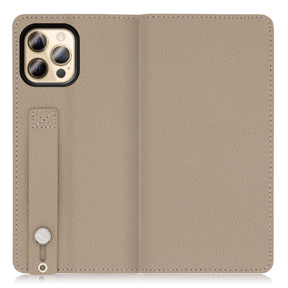 Looco Official Shop Loof Hold Series Iphone 12 Pro Max 片手操作も楽々 しっかりホールド 本革 手帳型ケース カード収納 幅広ポケット 背面ベルト付き 落下防止 グレージュ Looco Official Shop Loof Hold Series Iphone 12 Pro Max 片手操作も楽々 しっかりホールド 本革 手帳型ケース カード収納 幅広ポケット 背面ベルト付き 落下防止 グレージュ