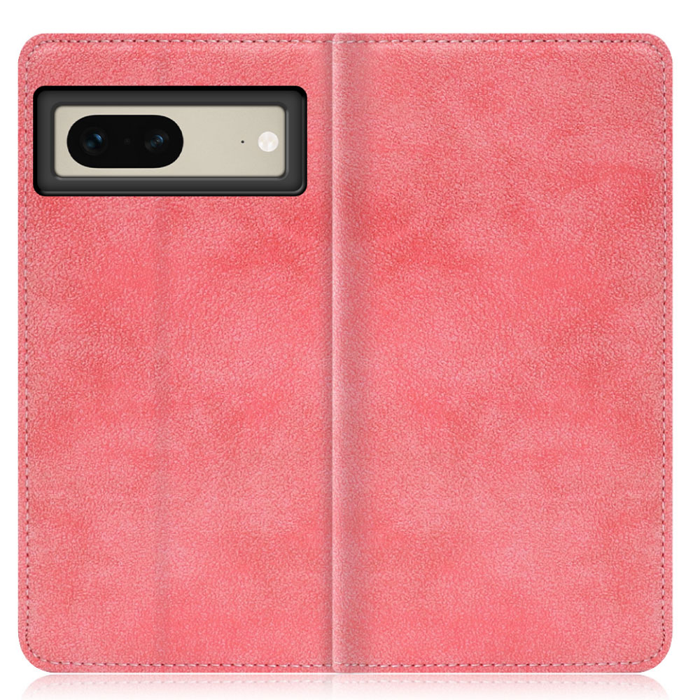 LooCo Official Shop LOOF SIKI Series Google Pixel 用 [スプリングピンク] ケース カバー  手帳型 手帳型ケース スマホケース カード収納 ベルトなし マグネットなし カードホルダー スタンド