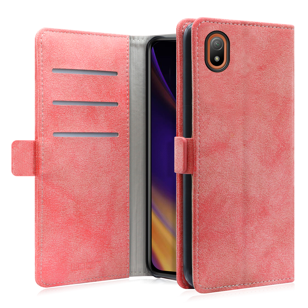 LooCo Official Shop LOOF SIKI-MAG Series Xperia Ace III SO-53C SOG08  エクスペリア 用 [スプリングピンク] ケース カバー 手帳型 手帳型ケース スマホケース 手帳型スマホケース カード収納 ベルト付き マグネット付き  カードホルダー スタンド シンプル ブランド ...