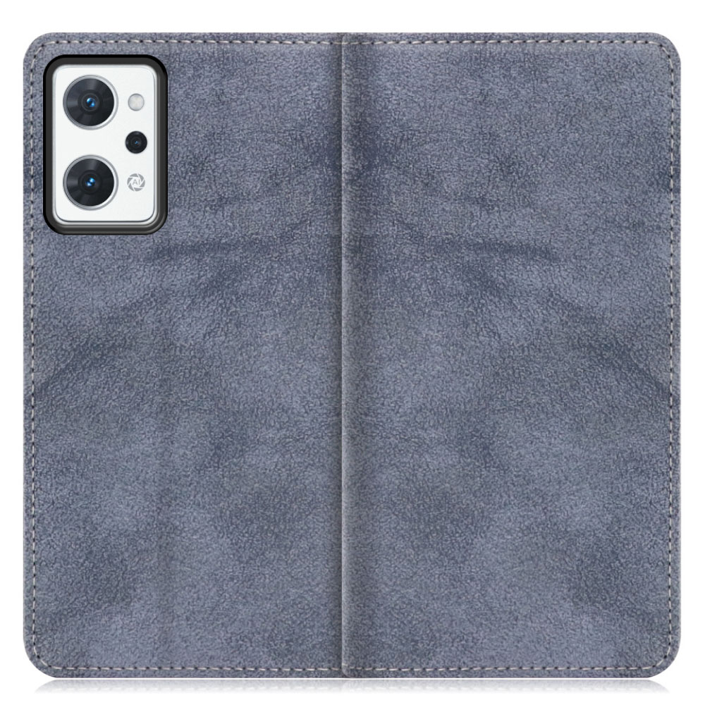 LooCo Official Shop / LOOF Siki OPPO Reno7 A 用 [ウィンターブルー] ケース カバー 手帳型 手帳型ケース  スマホケース カード収納 ベルトなし マグネットなし カードホルダー スタンド
