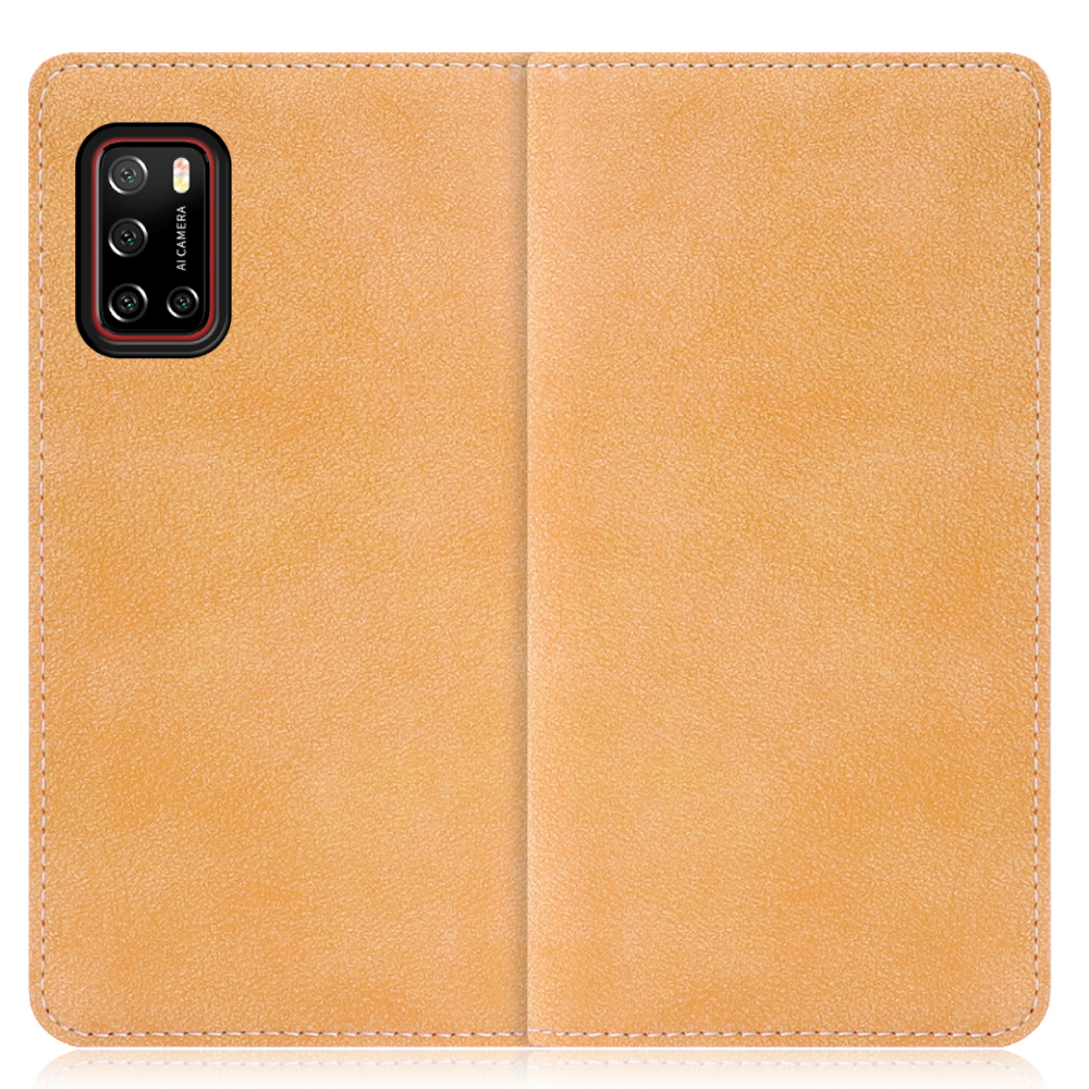 LOOF SIKI Series Rakuten BIG s 用 [オータムブラウン] ケース カバー 手帳型 手帳型ケース スマホケース カード収納 ベルトなし マグネットなし カードホルダー スタンド