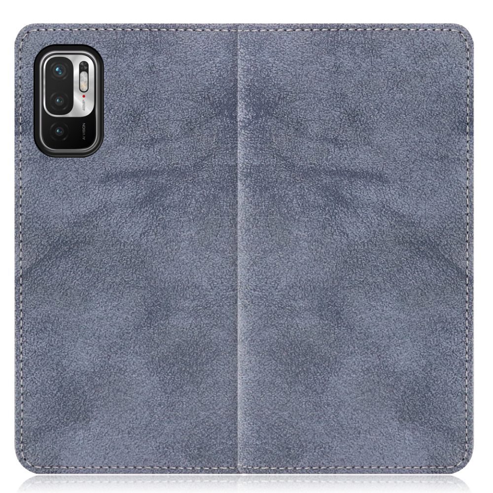 LOOF SIKI Series Xiaomi Redmi Note 10T / Xiaomi Redmi Note 10 JE / XIG02 用 [ウィンターブルー] ケース カバー 手帳型 手帳型ケース スマホケース カード収納 ベルトなし マグネットなし カードホルダー スタンド