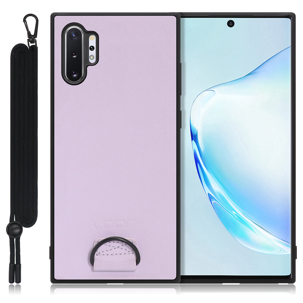 LooCo Official Shop LOOF STRAP-SHELL Series Galaxy S10 SC-03L SCV41 用  [ラベンダーパープル] カバー スマホケース 軽い 薄い ハードケース ストラップホール シンプル レディース メンズ 首掛けストラップ  ネックストラップ 取り外し式 取り外し可能 首かけ ...