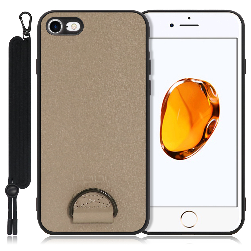 Looco Official Shop Loof Strap Shell Iphone 7 8 Se 第二世代 用 ラテブラウン カバー スマホケース 軽い 薄い ハードケース ストラップホール シンプル レディース メンズ 首掛けストラップ ネックストラップ 取り外し式 取り外し可能 首かけ 観戦 耐衝撃
