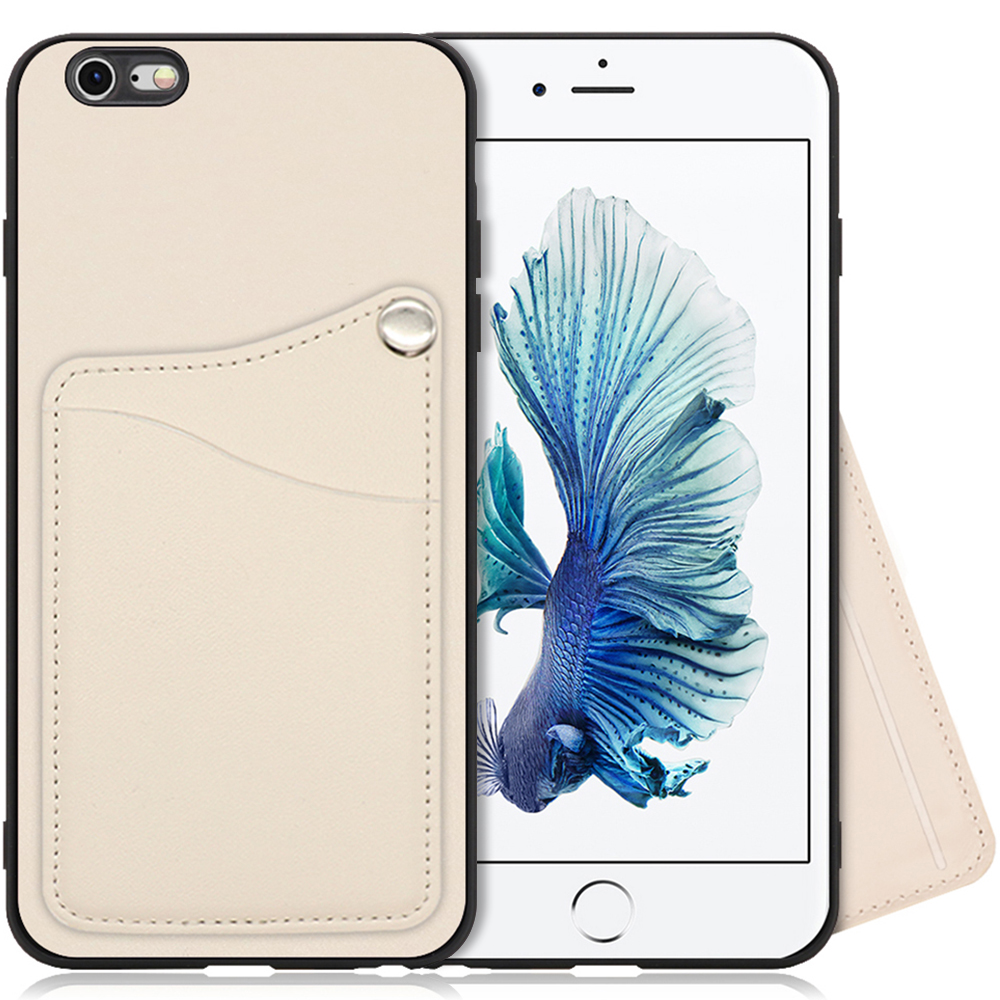 LOOF MODULE-CARD Series iPhone 6 Plus / 6s Plus 用 [ホワイトリリー] スマホケース ハードケース カード収納 ポケット キャッシュレス FeliCa対応 スマート決済 かざすだけ