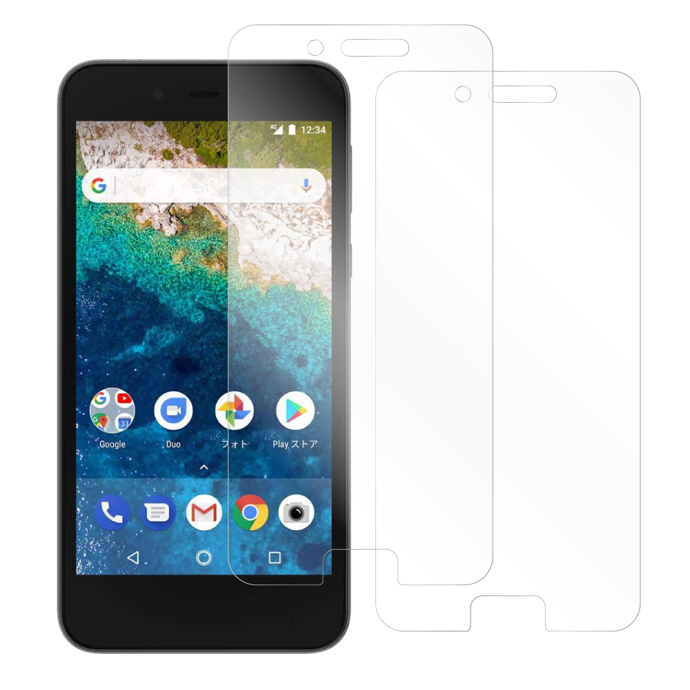 [2枚入り] LOOF Android One S3 用 保護フィルム 簡単貼り付け 画面保護 ソフトフィルム 気泡なし 傷防止 割れ防止 ゲーマー向け 反射防止 [Android One S3/マット仕様]