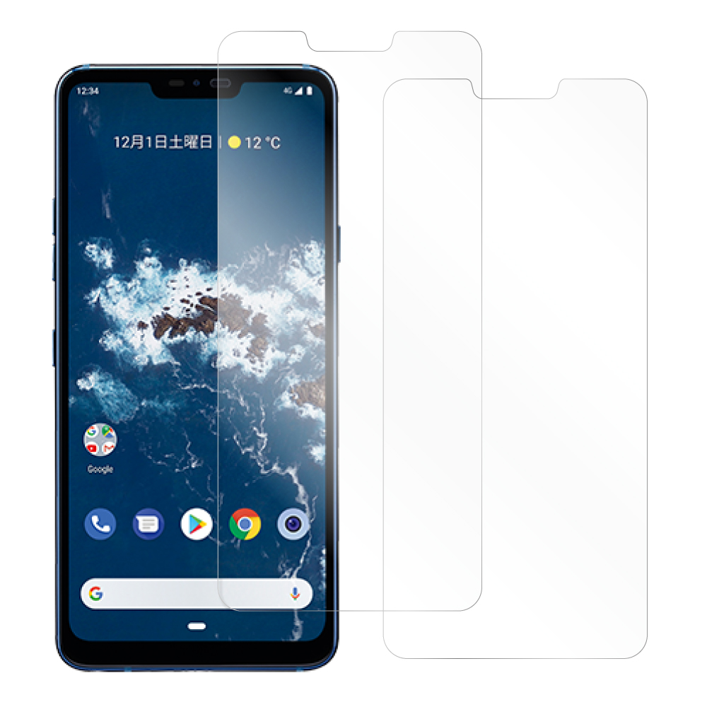 [2枚入り] LOOF Android One X5 用 保護フィルム 簡単貼り付け 画面保護 ソフトフィルム 気泡なし 傷防止 割れ防止 ゲーマー向け 反射防止 [Android One X5/マット仕様]