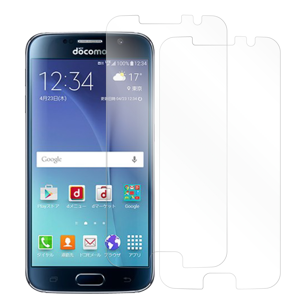 [2枚入り] LOOF Galaxy S6 / SC-05G 用 保護フィルム 簡単貼り付け 画面保護 ソフトフィルム 気泡なし 傷防止 割れ防止 ゲーマー向け 反射防止 [Galaxy S6/マット仕様]
