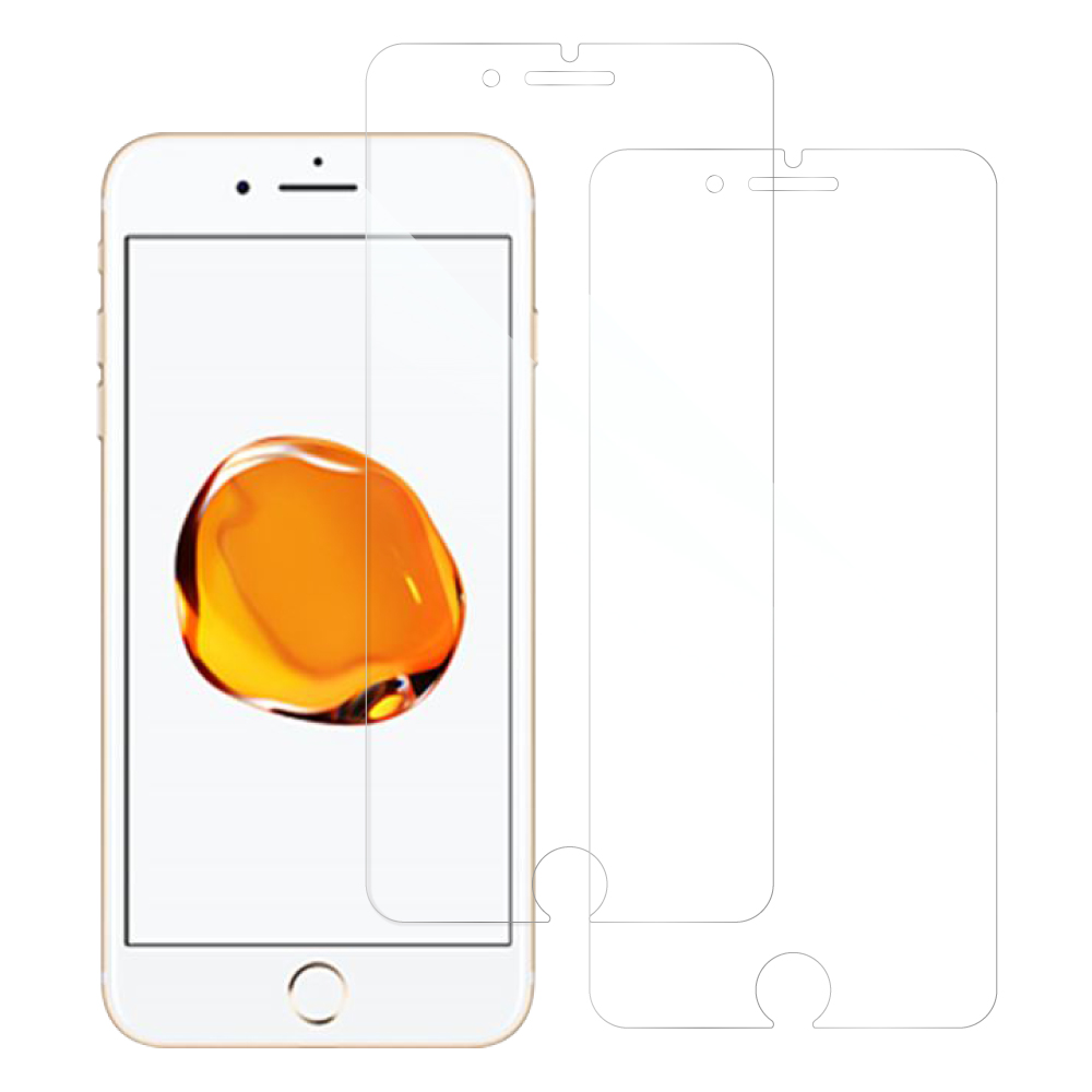 [2枚入り] LOOF iPhone 7 Plus / 8 Plus 用 保護フィルム 簡単貼り付け 画面保護 ソフトフィルム 気泡なし 傷防止 割れ防止 高透過率 [iPhone 7 Plus / 8 Plus/クリア仕様]