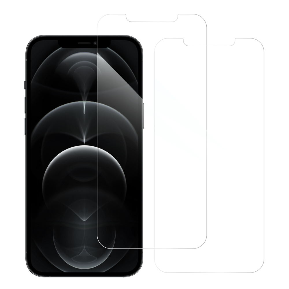 [2枚入り] LOOF iPhone 12 / 12 Pro 用 保護フィルム 簡単貼り付け 画面保護 ソフトフィルム 気泡なし 傷防止 割れ防止 高透過率 [iPhone 12 / 12 Pro/クリア仕様]