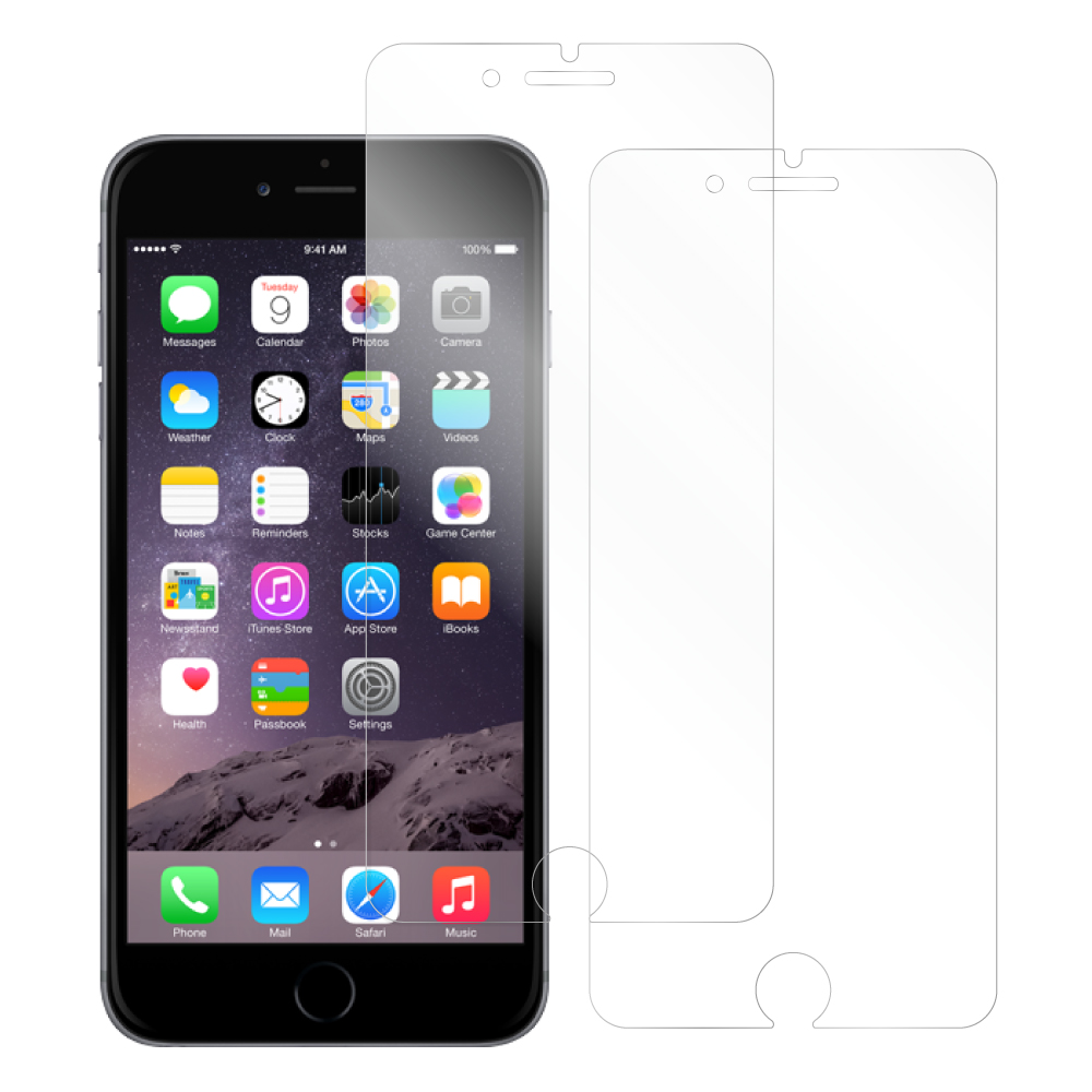 [2枚入り] LOOF iPhone 6 Plus / 6s Plus 用 保護フィルム 簡単貼り付け 画面保護 ソフトフィルム 気泡なし 傷防止 割れ防止 ゲーマー向け 反射防止 [iPhone 6 Plus / 6s Plus/マット仕様]