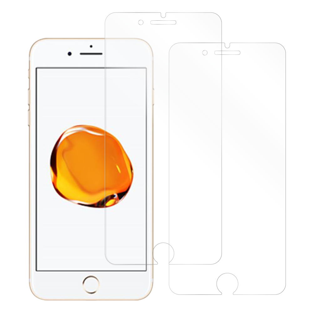[2枚入り] LOOF iPhone 7 Plus / 8 Plus 用 保護フィルム 簡単貼り付け 画面保護 ソフトフィルム 気泡なし 傷防止 割れ防止 ゲーマー向け 反射防止 [iPhone 7 Plus / 8 Plus/マット仕様]