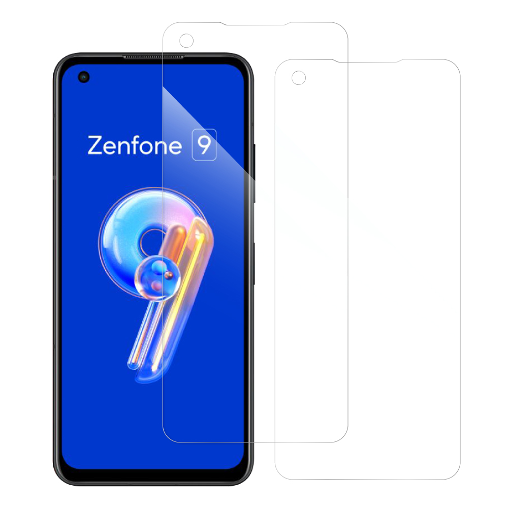 [2枚入り] LOOF Zenfone 9 / 10 用 保護フィルム 簡単貼り付け 画面保護 ソフトフィルム 気泡なし 傷防止 割れ防止 高透過率 [ Zenfone 9 / 10 /クリア仕様]