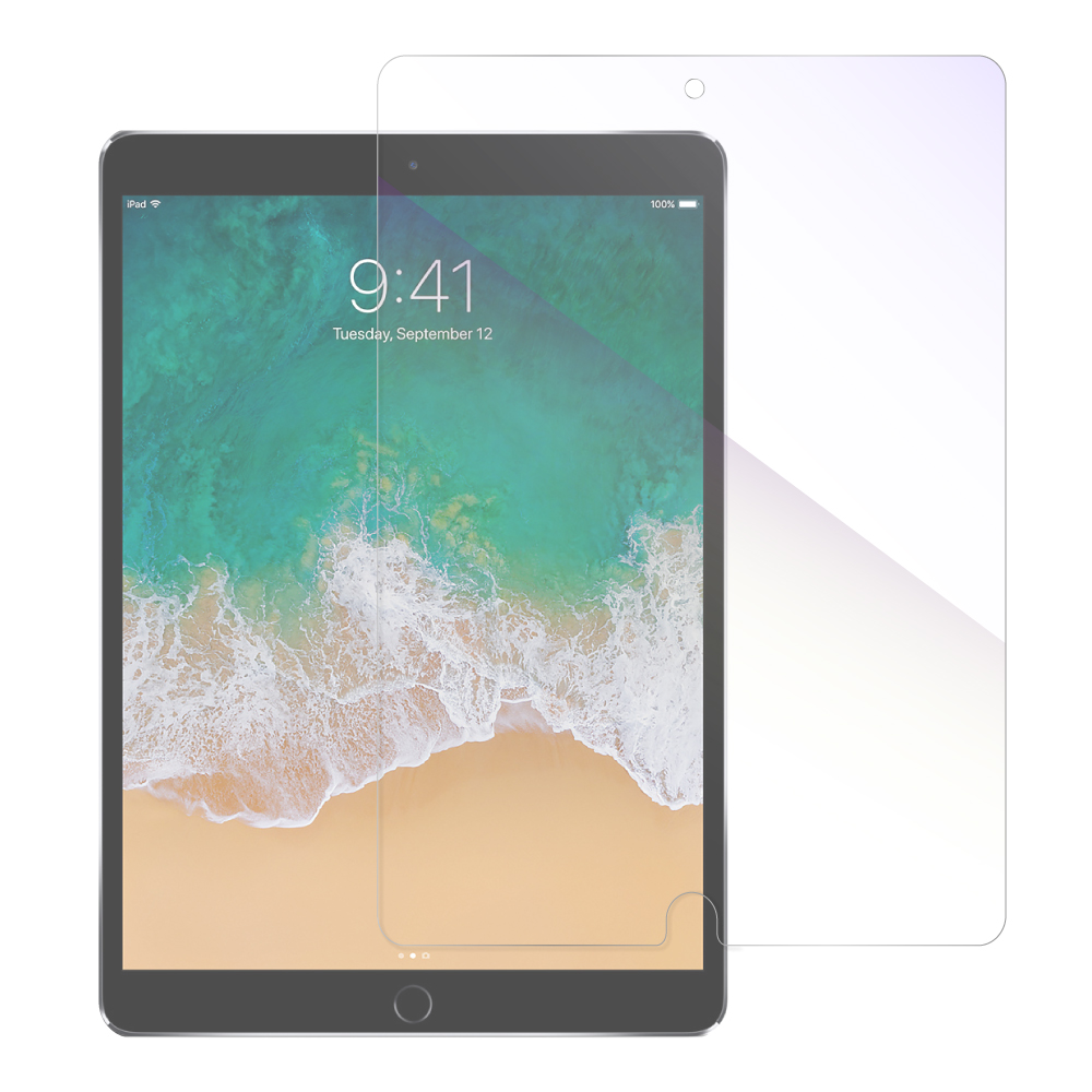 LOOF iPad Pro 10.5インチ[ブルーライトカット仕様] 強化ソフトフィルム保護フィルム 気泡無し 貼りやすい 気泡なし 割れ防止