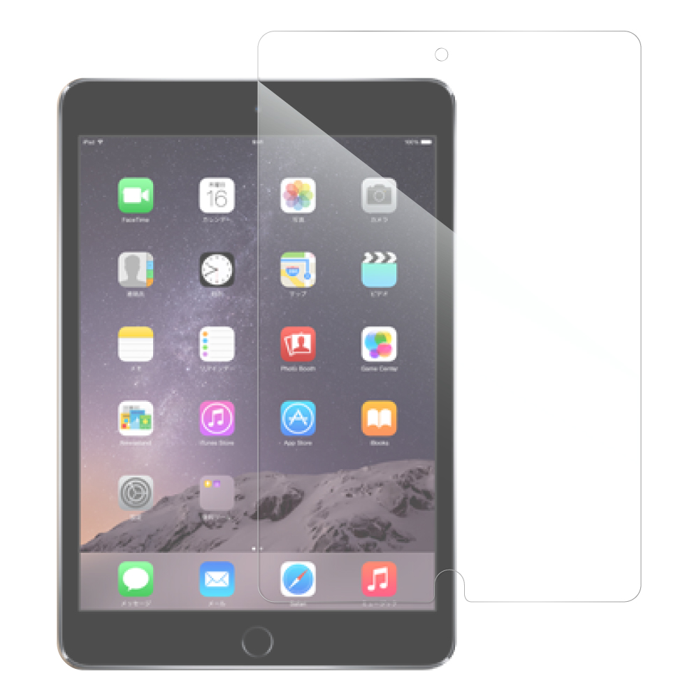 LOOF iPad Air(1/2) [クリア仕様] 強化ソフトフィルム保護フィルム 気泡無し 貼りやすい 気泡なし 割れ防止