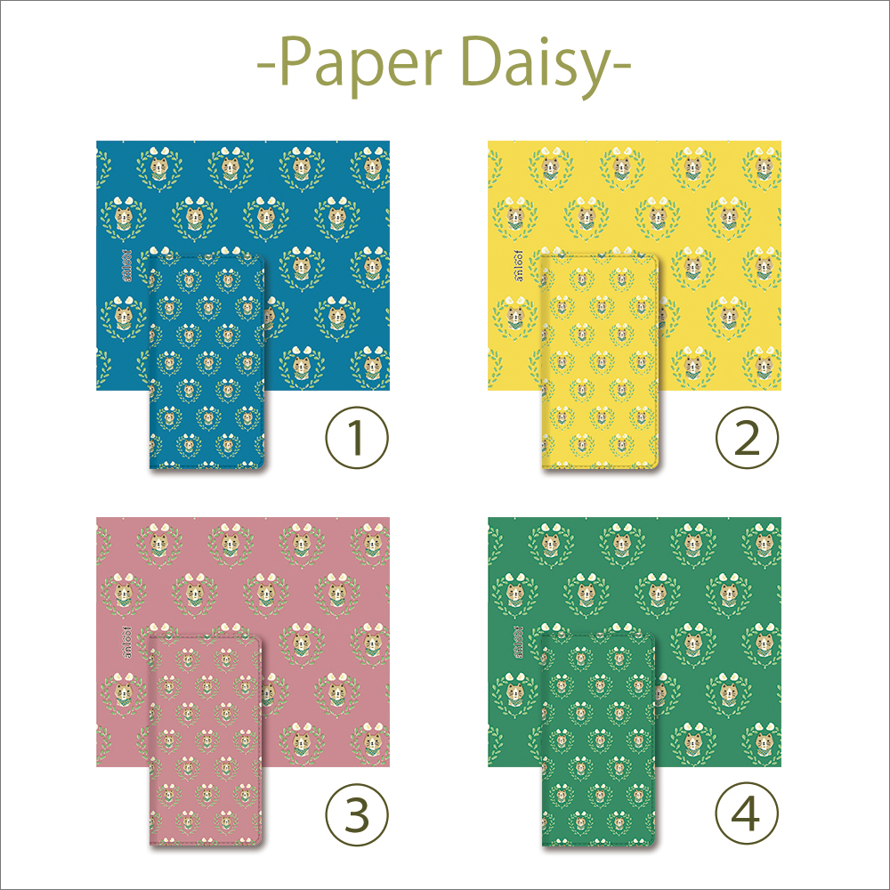 LOOF ANLOOF Libero S10用  高品質 手帳型ケース カード収納付き ベルトなし [-Paper Daisy-]