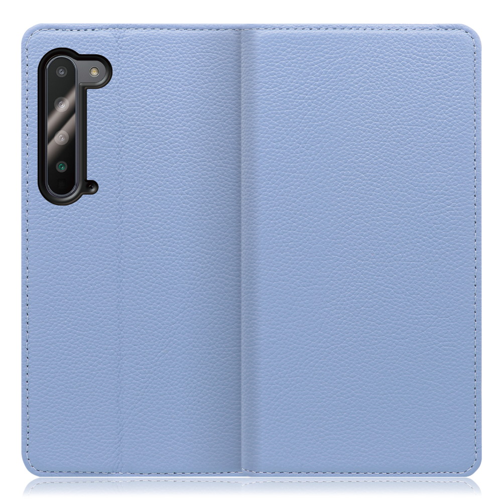 [ LOOF PASTEL ] AQUOS R5G SH-51A / SHG01  スマホケース ケース カバー 手帳型ケース カード収納 マグネット付き 本革 ベルトなし [ AQUOS R5G ]
