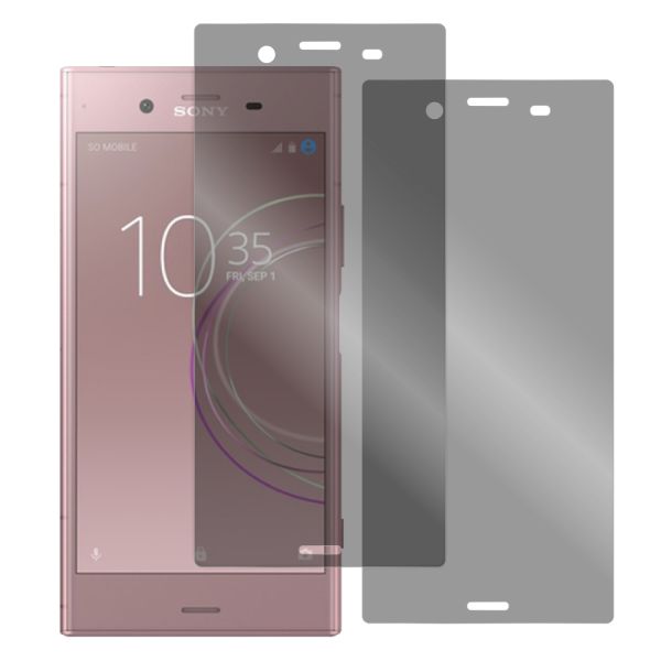 [2枚入り] LOOF 強化ソフトフィルム Xperia XZ1 SO-01K / SOV36  保護フィルム クリア/マット/ブルーライトカット/覗き見防止  簡単貼り付け 画面保護 ソフトフィルム 気泡なし 傷防止 割れ防止 [ Xperia XZ1 ]