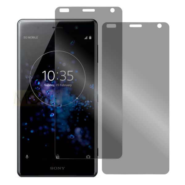 [2枚入り] LOOF 強化ソフトフィルム Xperia XZ2 SO-03K / SOV37  保護フィルム クリア/マット/ブルーライトカット/覗き見防止  簡単貼り付け 画面保護 ソフトフィルム 気泡なし 傷防止 割れ防止 [ Xperia XZ2 ]