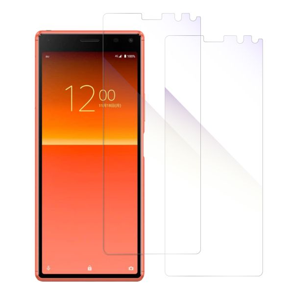 [2枚入り] LOOF 強化ソフトフィルム Xperia 8 / 8 Lite SOV42/ 902SO xperia8 xperia8lite 8lite 保護フィルム クリア/マット/ブルーライトカット/覗き見防止  簡単貼り付け 画面保護 ソフトフィルム 気泡なし 傷防止 割れ防止 [ Xperia 8 / Xperia 8 Lite ]