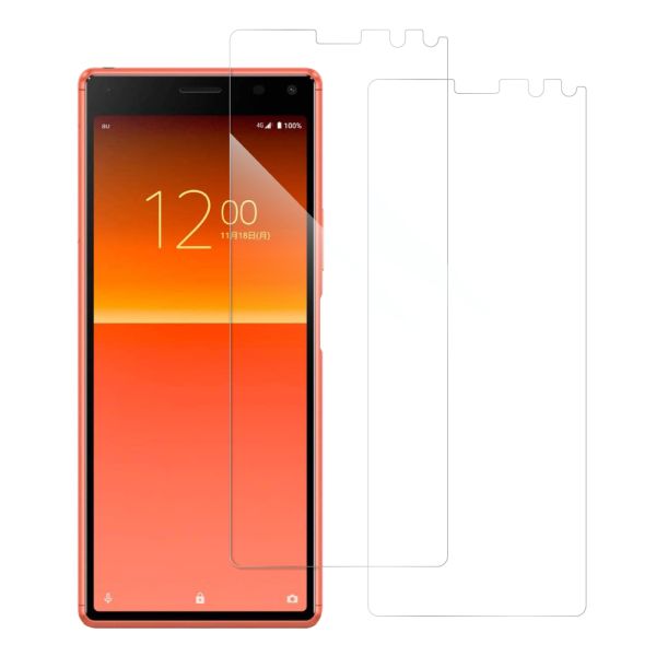 [2枚入り] LOOF 強化ソフトフィルム Xperia 8 / 8 Lite SOV42/ 902SO xperia8 xperia8lite 8lite 保護フィルム クリア/マット/ブルーライトカット/覗き見防止  簡単貼り付け 画面保護 ソフトフィルム 気泡なし 傷防止 割れ防止 [ Xperia 8 / Xperia 8 Lite ]