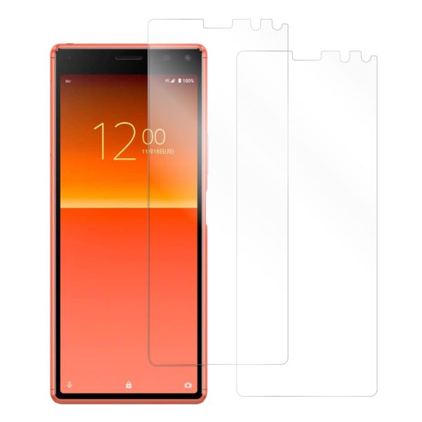 [2枚入り] LOOF 強化ソフトフィルム Xperia 8 / 8 Lite SOV42/ 902SO xperia8 xperia8lite 8lite 保護フィルム クリア/マット/ブルーライトカット/覗き見防止  簡単貼り付け 画面保護 ソフトフィルム 気泡なし 傷防止 割れ防止 [ Xperia 8 / Xperia 8 Lite ]