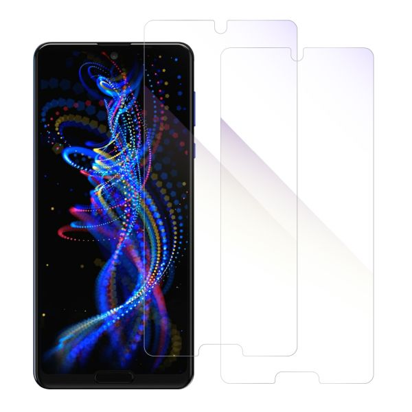 [2枚入り] LOOF 強化ソフトフィルム AQUOS R5G SH-51A / SHG01  保護フィルム クリア/マット/ブルーライトカット/覗き見防止  簡単貼り付け 画面保護 ソフトフィルム 気泡なし 傷防止 割れ防止 [ AQUOS R5G ]