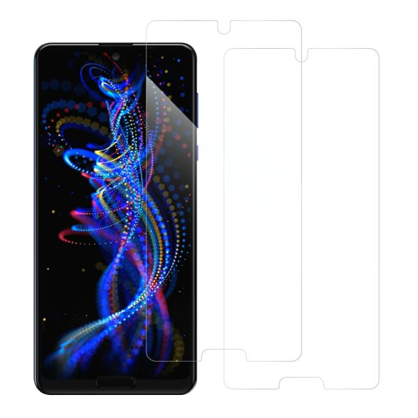 [2枚入り] LOOF 強化ソフトフィルム AQUOS R5G SH-51A / SHG01  保護フィルム クリア/マット/ブルーライトカット/覗き見防止  簡単貼り付け 画面保護 ソフトフィルム 気泡なし 傷防止 割れ防止 [ AQUOS R5G ]