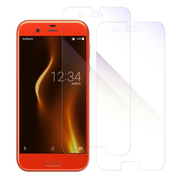 [2枚入り] LOOF 強化ソフトフィルム AQUOS R SH-03J / SHV39  保護フィルム クリア/マット/ブルーライトカット/覗き見防止  簡単貼り付け 画面保護 ソフトフィルム 気泡なし 傷防止 割れ防止 [ AQUOS R ]