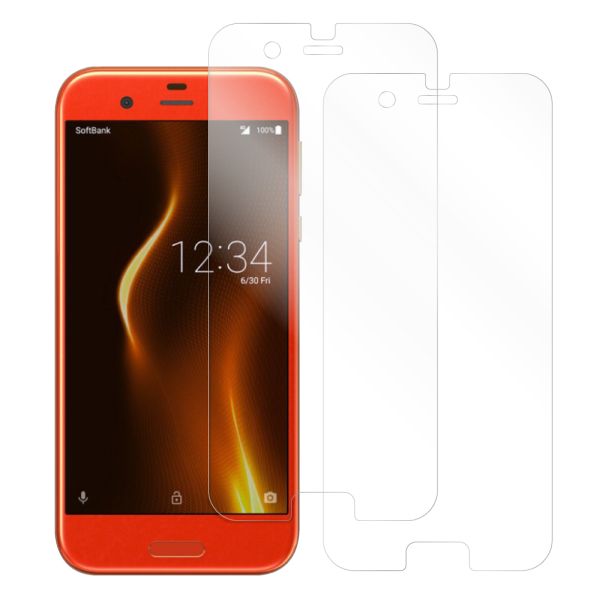 [2枚入り] LOOF 強化ソフトフィルム AQUOS R SH-03J / SHV39  保護フィルム クリア/マット/ブルーライトカット/覗き見防止  簡単貼り付け 画面保護 ソフトフィルム 気泡なし 傷防止 割れ防止 [ AQUOS R ]
